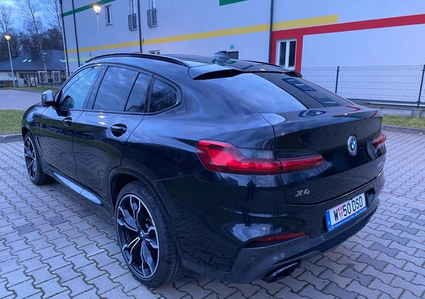 BMW X4 cena 149000 przebieg: 74000, rok produkcji 2019 z Kościerzyna małe 56